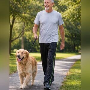 NWT PBX Pro Black Athletic Pants with Neon Green Accents Size XL